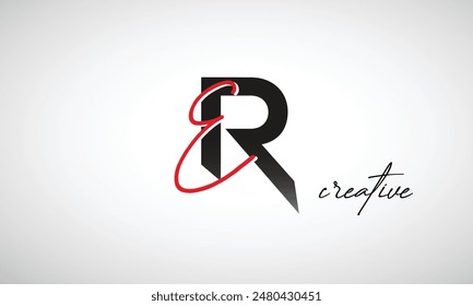 Letter ER Creative Clean Logo Design