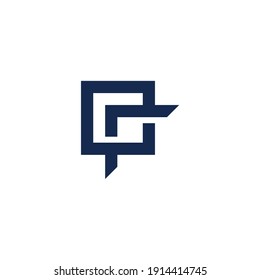 vector de logotipo de línea superpuesta de letra er