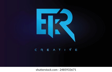 Letter ER logo design creative custom clean two alphabet logo
