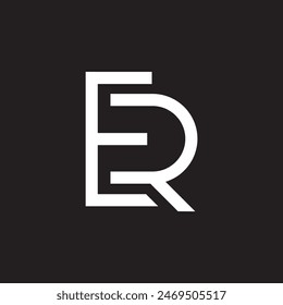 letter er logo design , er logo images 