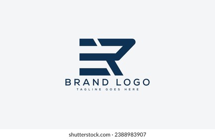 letter ER logo design vector template design for brand.