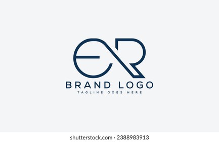letter ER logo design vector template design for brand.