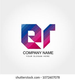 Letter ER Logo Template