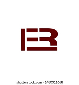 Letter ER New Logo Vector