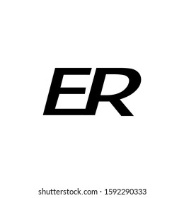 Letter ER New Logo Vector