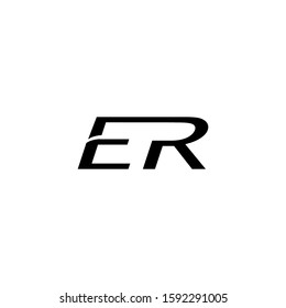 Letter ER New Logo Vector