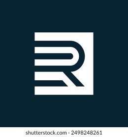 Letter ER RE R E initial logo design. Creative Minimal luxury emblem design. Universal elegant icon. Premium business finance logotype