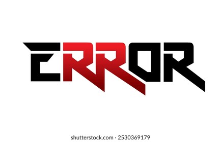 letter error design vector symbol