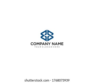 Letter ES line logo design. Linear creative minimal monochrome monogram symbol. Universal elegant vector sign design. Premium business logotype. Graphic alphabet symbol for corporate business identity