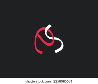  letter ES logo design vector template