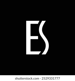 Letter ES Monogramm Logo Design