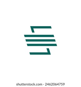 Letter ES or SE monogram logo