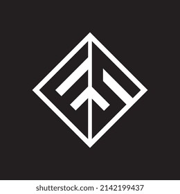 Letter ES square logo design vector