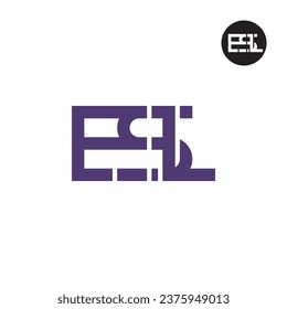 Letter ESL Monogram Logo Design
