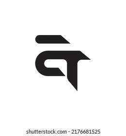 Letter ET Logo Design Vector