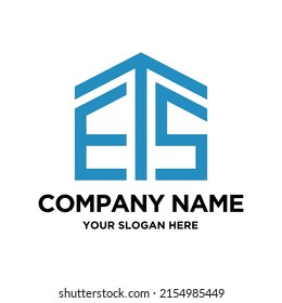 Letter ETS Modern Simple Design