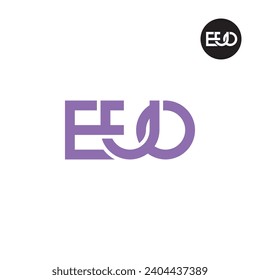 Letter EUO Monogram Logo Design