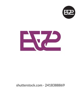 Letter EV2 Monogram Logo Design