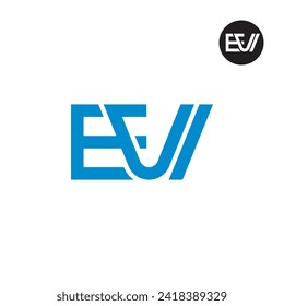 Letter EVI Monogram Logo Design