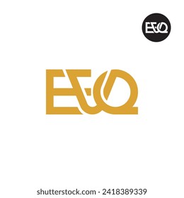 Letter EVQ Monogram Logo Design