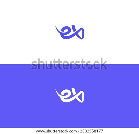Letter EX, XE, EB, BE logo design template elements. Modern abstract digital alphabet letter logo.