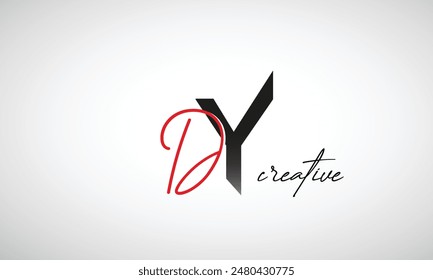 Letter EY Creative Clean Logo Design