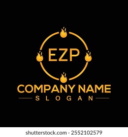 Letra EZP diseño de Vector de logotipo para empresas