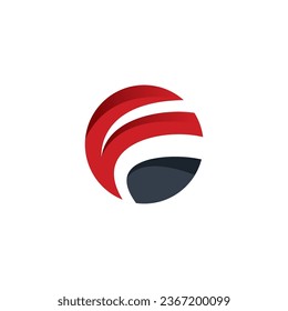 Letra F Diseño Del Logotipo Resumen. Vector de elementos de logotipo