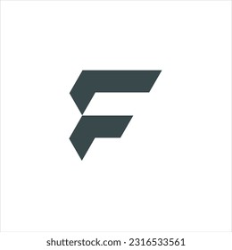 Letter F abstract Logo that combines elegant and professional Letter F Logo.