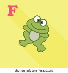letter F from alphabet for kids