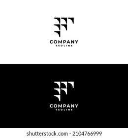 Letter F Arrow Logo Design