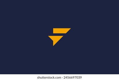 letter f with arrow logo icon design vector design template inspiration