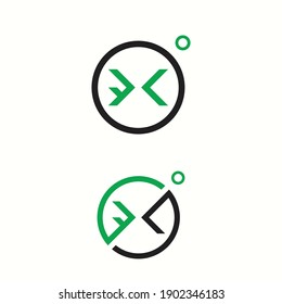 Letter F Arrow vector design illustration