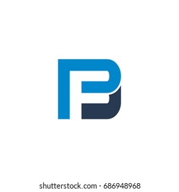 letter F B logo