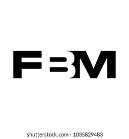 Letter F B And M Vector Logo.