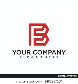 LETTER F AND LETTER B MONOGRAM FB LOGO