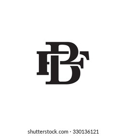 letter F and B monogram logo