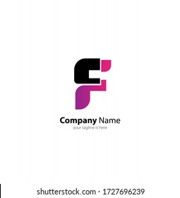 letter f business logo concept