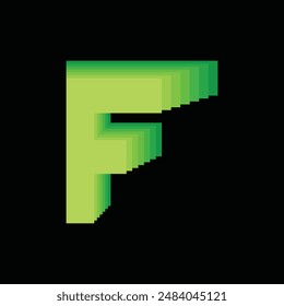 Letter F Business Modern Geometric Simple Icon Design Creative Logo