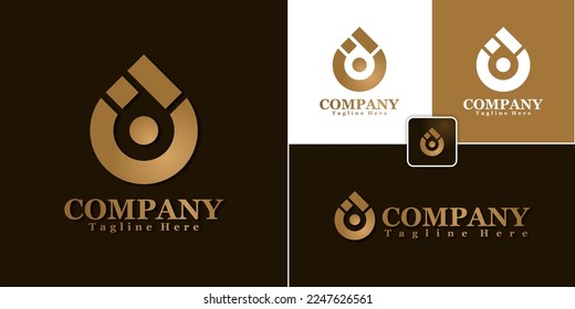 Letter F C and Human Logo