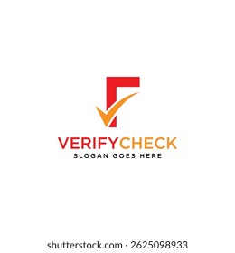 Letter F Check Mark Logo. Triangle with Tick Icon. Minimal Alphabet Logotype Concept for Business brand, Company, Corporate Choice, accept, Agreement, Vote. Simple Professional Creative Vector Element