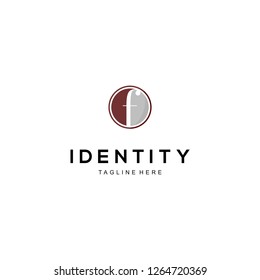 Letter F Circle Creative Abstract Business Logo