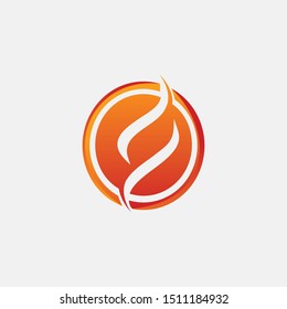 Letter F Circle Creative Media Business Logo