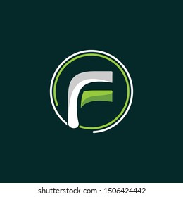  Letter F Circle Creative Modern Logo