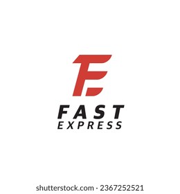 Letter F and E logo ,letter FE logo, design template elements, Delivery Logo designs Template