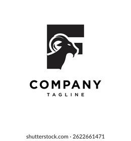 Letter F Eid Al-Adha Logo Icon Vector