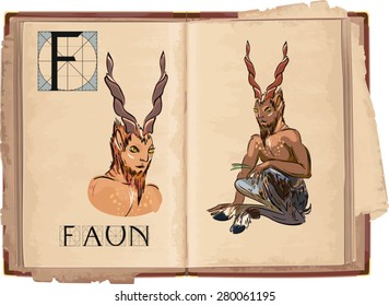 letter F with Faun 