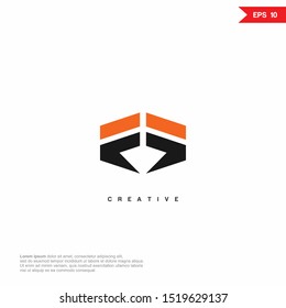 Letter F FF simple Logo icon. Premium Line Alphabet Monochrome Monogram emblem. Vector graphic design template element. Graphic Symbol for Corporate Business Identity. eps10