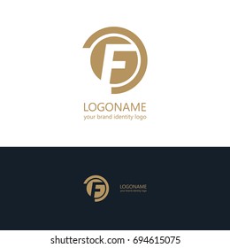 letter F finance logo