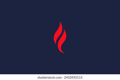 letra f con icono de logotipo de fuego diseño de diseño vectorial inspiración de plantilla